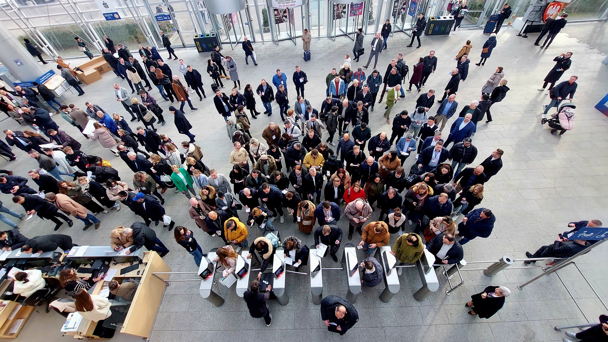 Exhibitor stands at Meble Polska 2025.