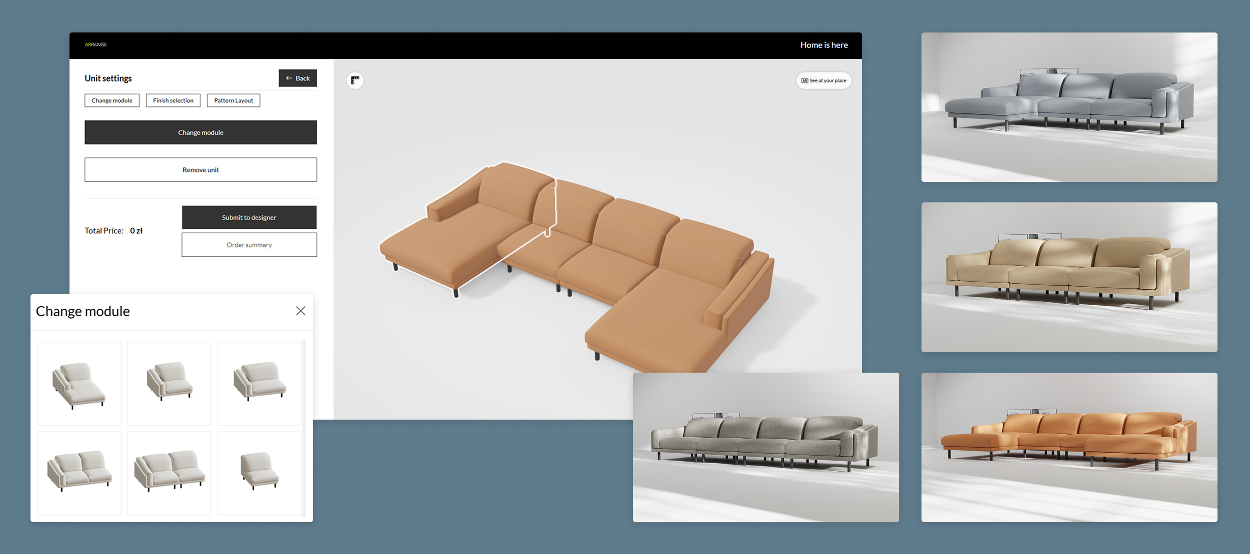 Selling Modular Sofas with 3D Sofa Configurators