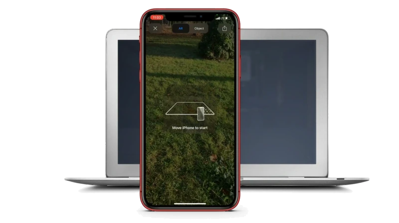 A phone finding the lawn before placing the office