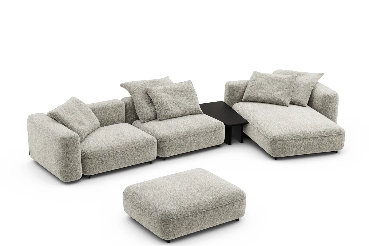 The same Moodu sofa in Fargotex Corbett 23