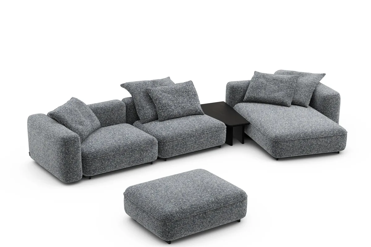 The same Moodu sofa in Fargotex Corbett 78