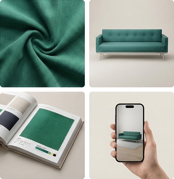 One scan feeds scan data, web render, print and live build