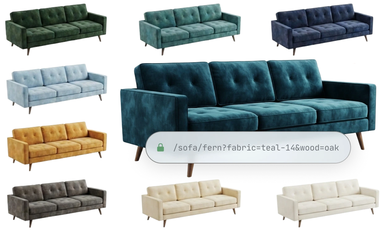 Every variant is a URL